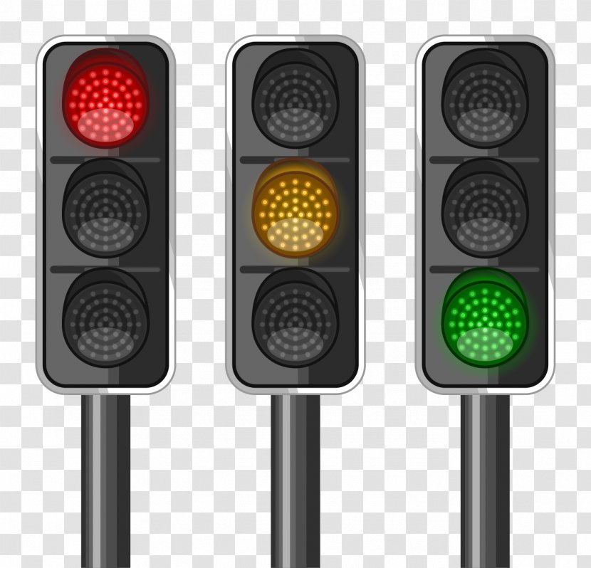 Traffic Light Sign - Fixture - Vector Hand-drawn Lights Transparent PNG