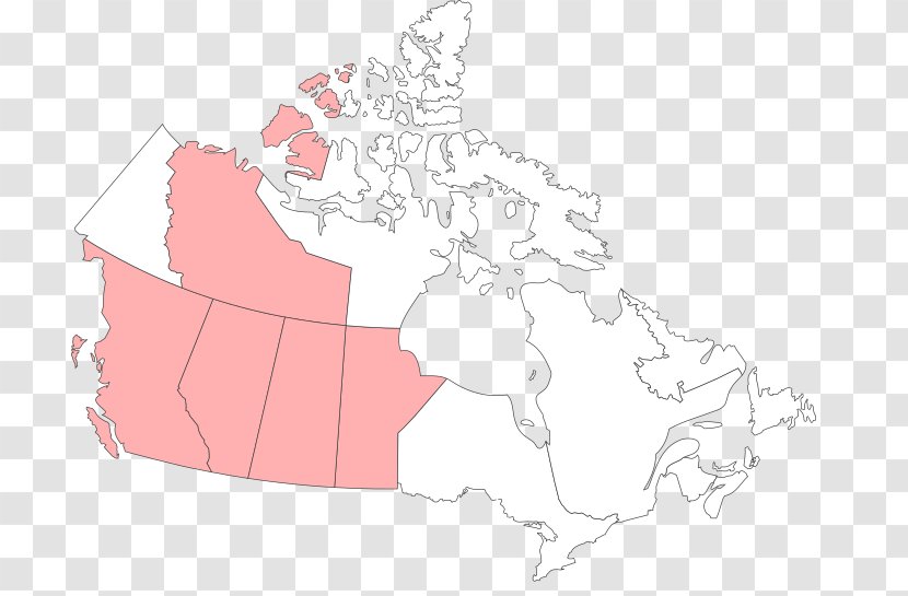 Western Canada Manitoba Provinces And Territories Of Newfoundland Labrador - Frame - Striping Transparent PNG