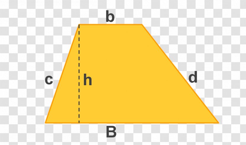 Area Trapezoid Triangle Perimeter Formula - Shape Transparent PNG