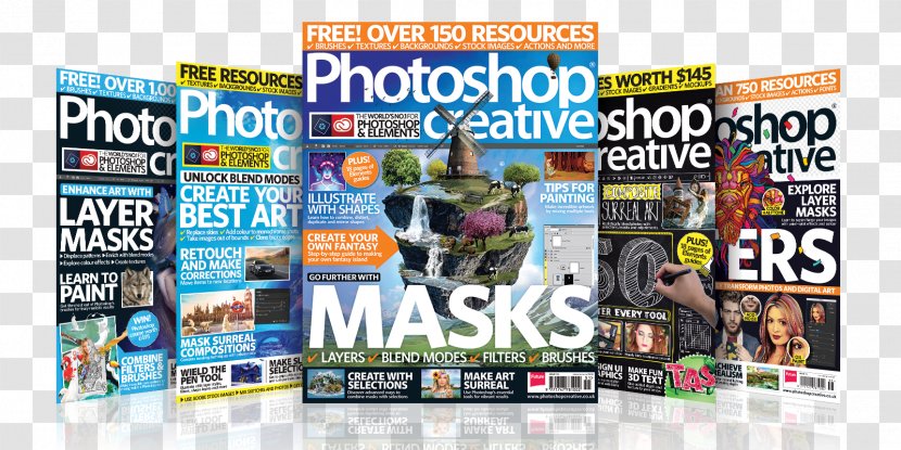 Graphic Design Magazine Photoshop Creative Banner Poster - Subscribe Now Transparent PNG