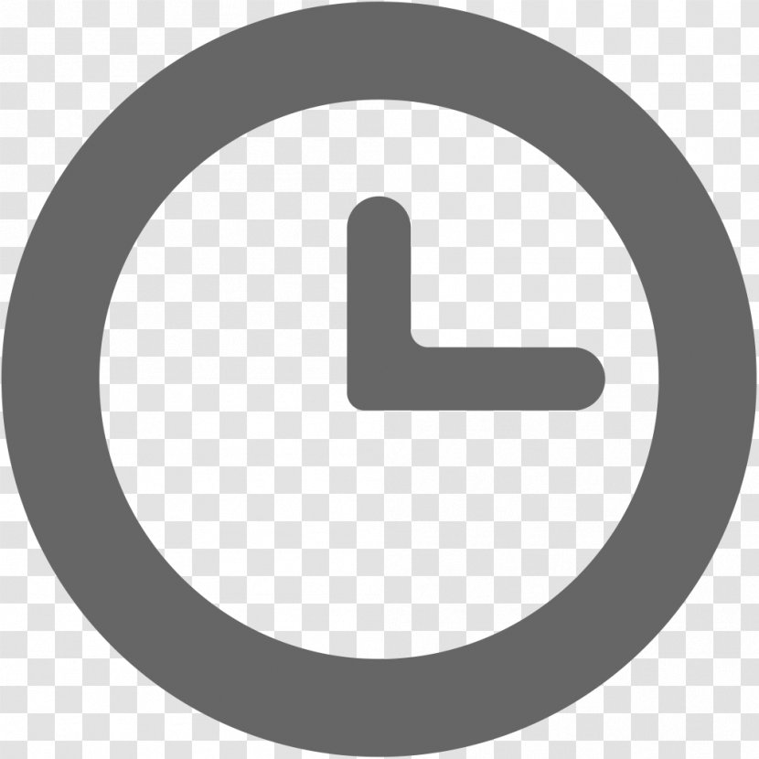 Clock Symbol Share Icon - Number Transparent PNG