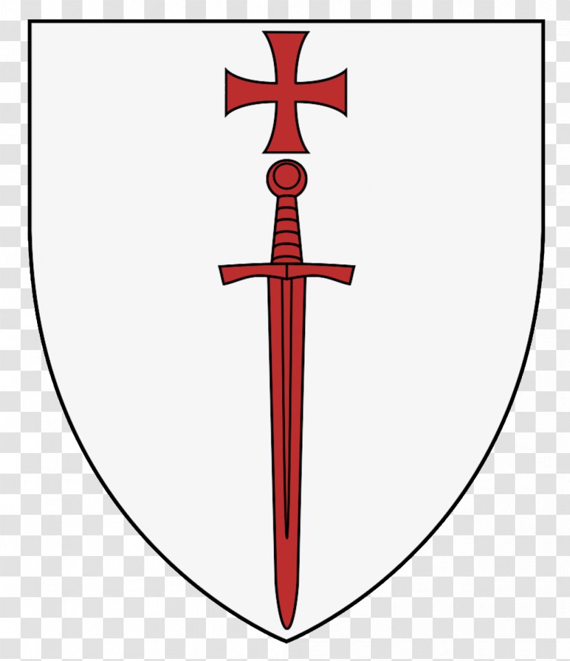 Livonian Brothers Of The Sword Knights Templar Order Chivalry Military - Knight Transparent PNG