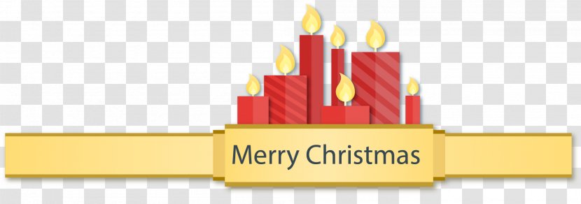 Light Christmas Candle - Vector Labels Transparent PNG