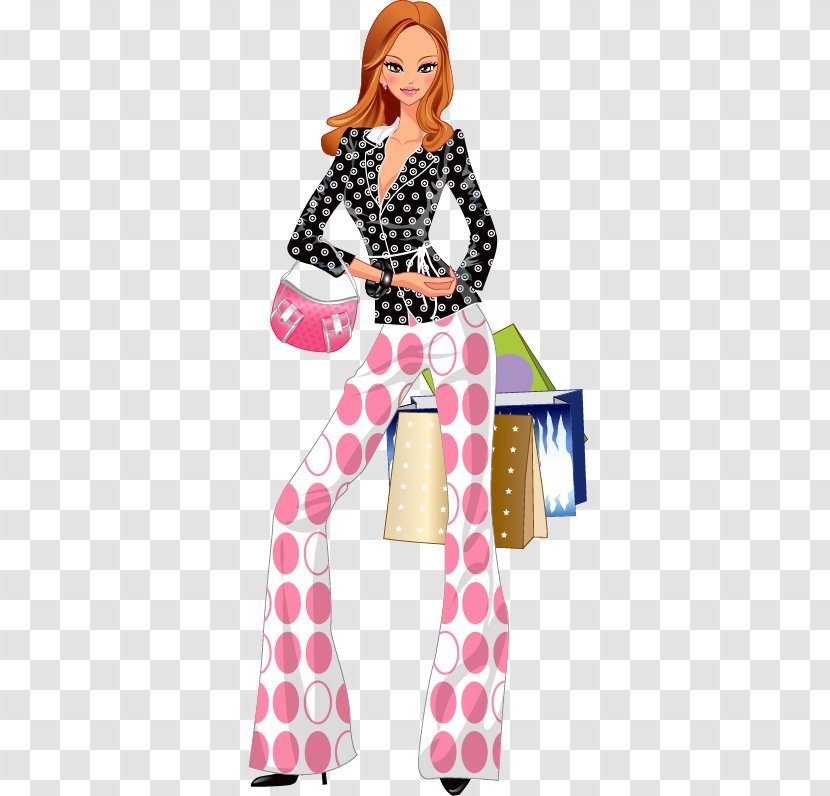 Clip Art - Flower - Illustration Fashion Woman Transparent PNG