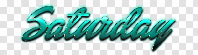 Logo Desktop Wallpaper Font - Typography - Saturday Transparent PNG