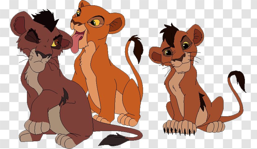 Lion Nuka Simba Nala Zira - Fictional Character - Kovu Transparent PNG