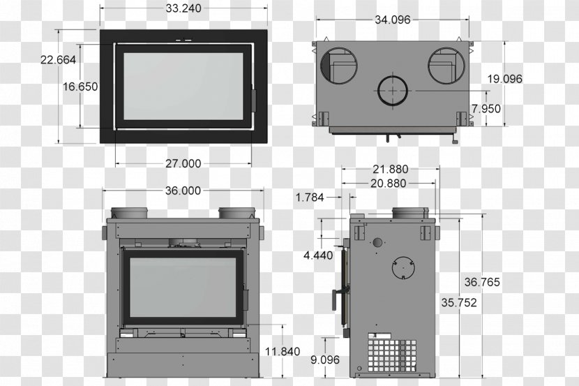 Fireplace Floor Plan Car Electronics - Ulc Standards Transparent PNG