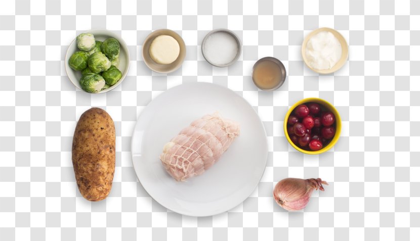 Vegetarian Cuisine Mashed Potato Recipe Cranberry Sauce Turkey Meat - Brussels Sprout - Sprouts Transparent PNG