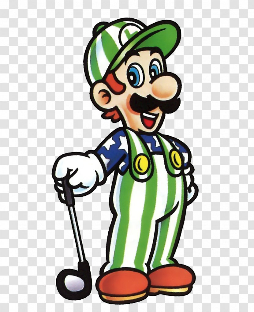 NES Open Tournament Golf Super Mario Bros. & Yoshi - Luigi Transparent PNG