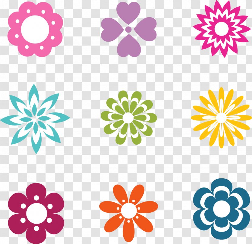 Flower Euclidean Vector Icon - Floral Design - Beautiful Flowers Logo Transparent PNG