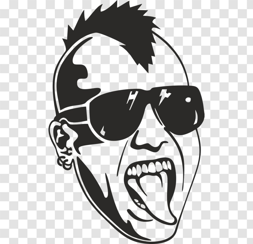 Punk Rock Descendents All Clip Art - Face Transparent PNG