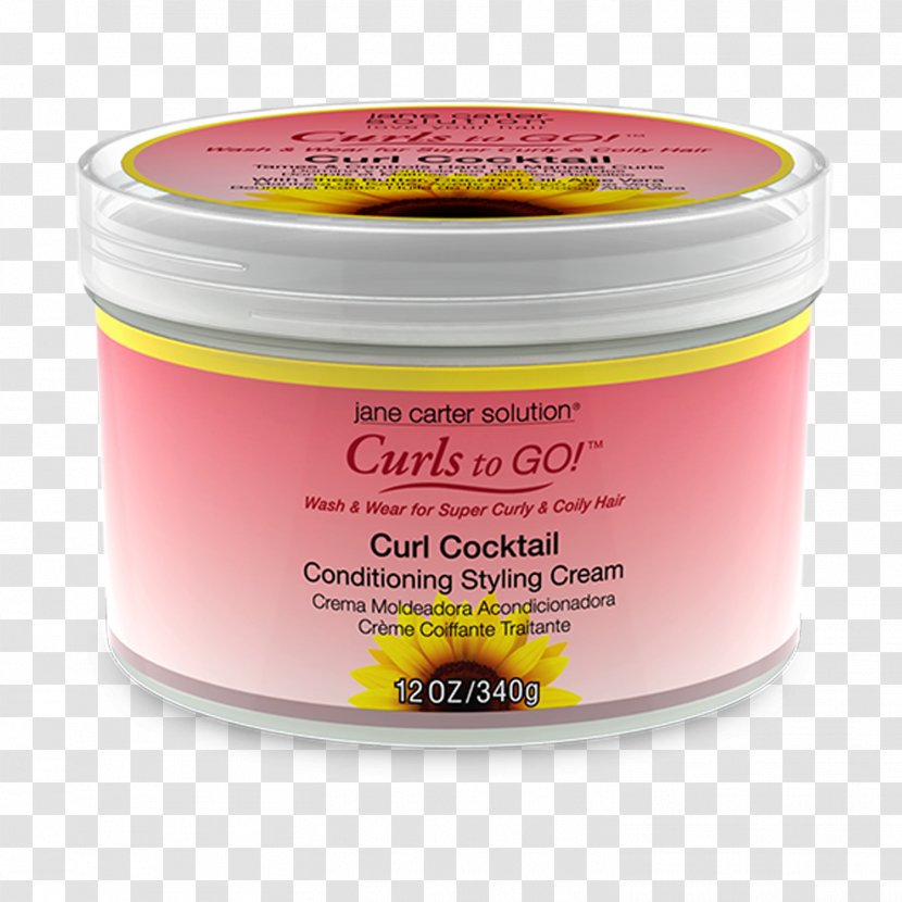 Cream Jane Carter Solution Curls To Go! Curl Cocktail Flavor Product Transparent PNG