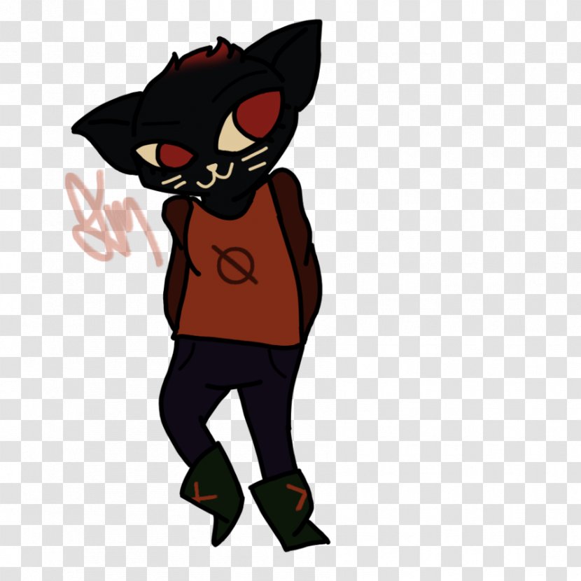 Whiskers Night In The Woods Cat Comics Fan Art - Camping Transparent PNG