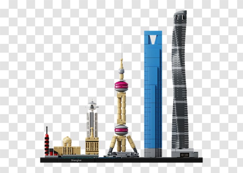 LEGO Architecture Shanghai Toy 21036 Arc De Triomphe - Lego Great Wall Of China Transparent PNG