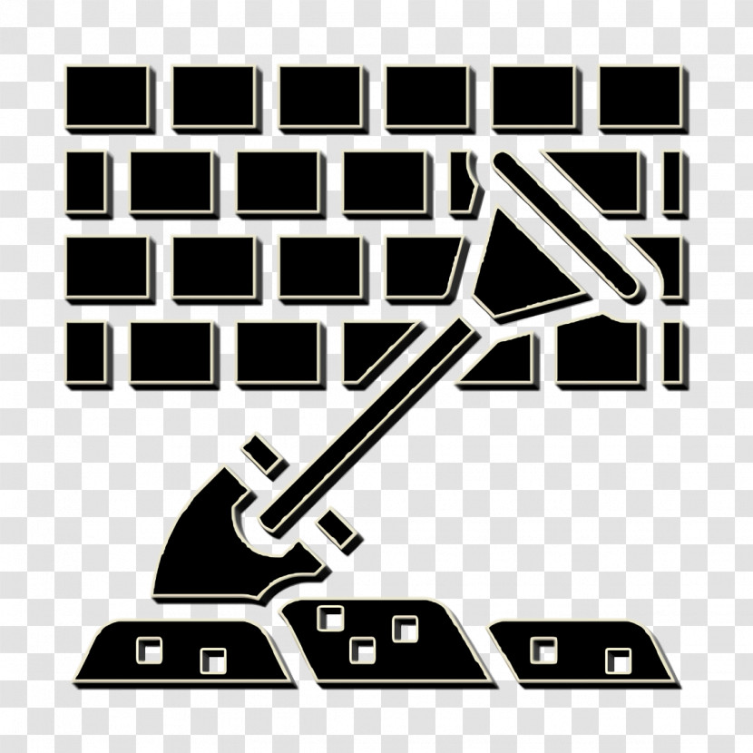 Brick Icon Shovel Icon Architecture Icon Transparent PNG