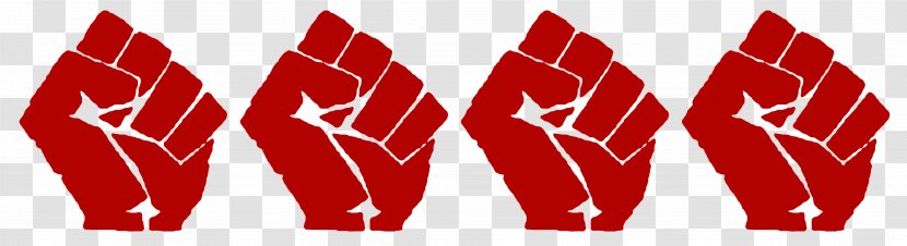 Earring Silver Social Justice Raised Fist Font - Red Transparent PNG