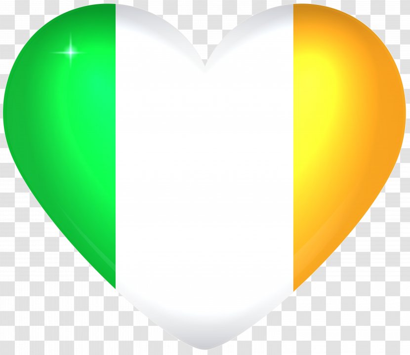 Desktop Wallpaper Yellow Heart Circle - Ireland Transparent PNG