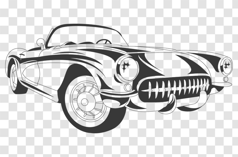 Vintage Car Wall Decal Classic - Vehicle Transparent PNG