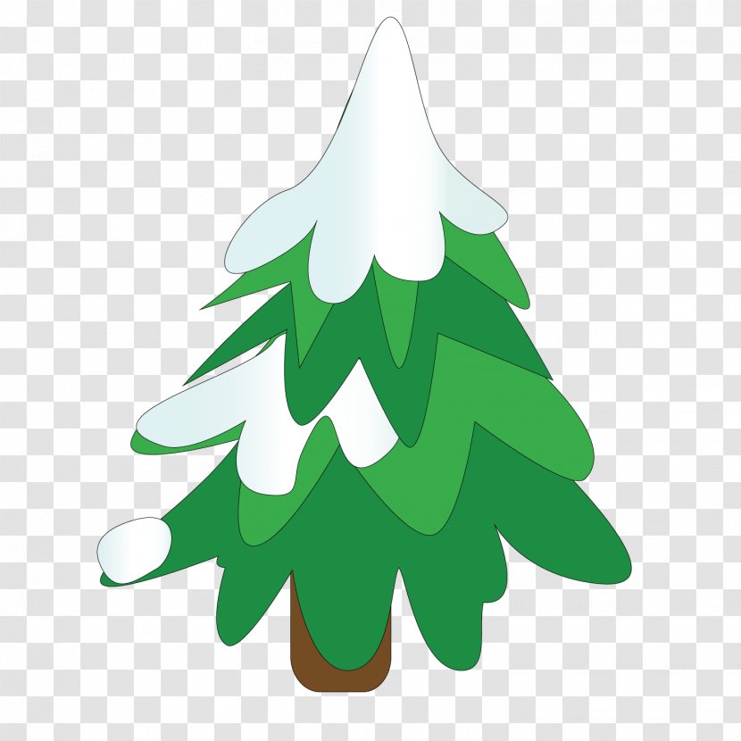 Fir Tree Winter - Snow - A Covered With Transparent PNG