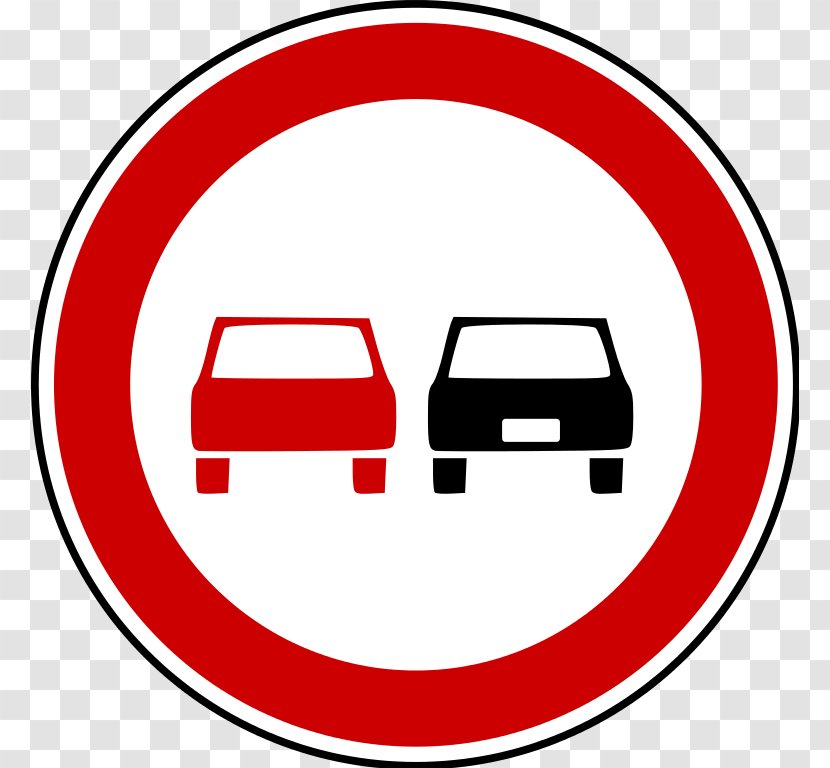 Traffic Sign Belgium Overtaking Road Verkeersborden In België - Signage - Serie C: VerbodsbordenRoad Transparent PNG