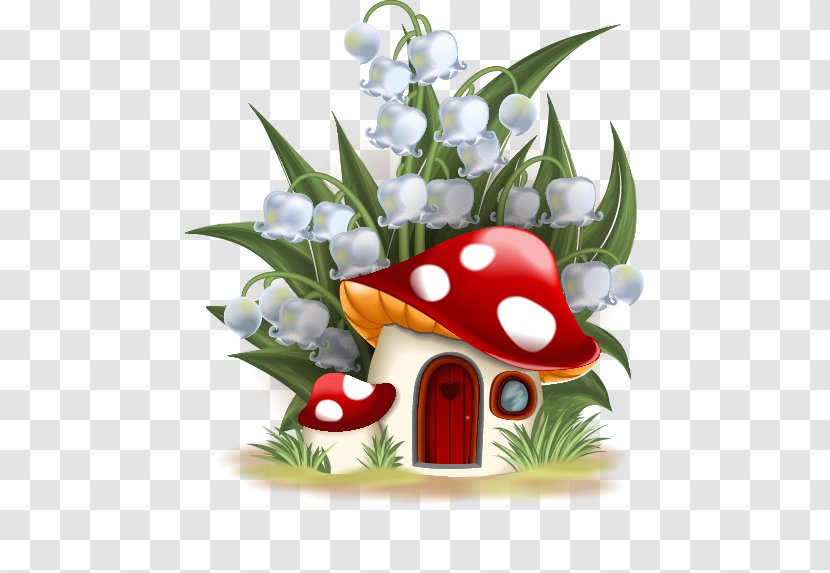 Fairy Royalty-free Clip Art - Mushroom - Cute Cartoon Flower Transparent PNG