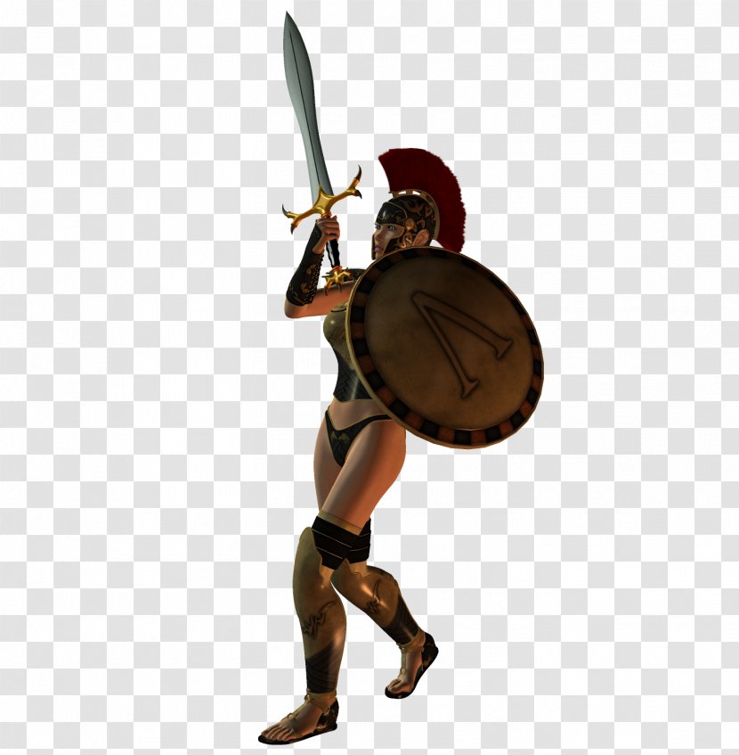 Headgear Profession - Cold Weapon - Warrior Woman Transparent PNG