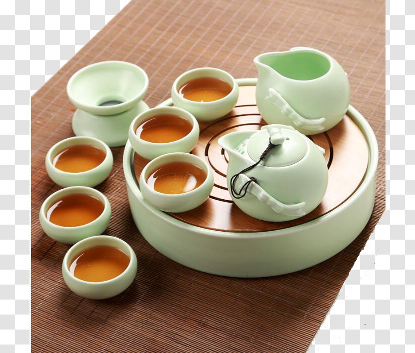 Tea Set Coffee Teaware Teapot - Saucer - Kung Fu Cup Transparent PNG