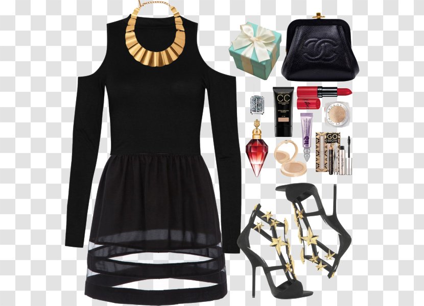 Little Black Dress High-heeled Footwear Clothing - And High Heels Transparent PNG