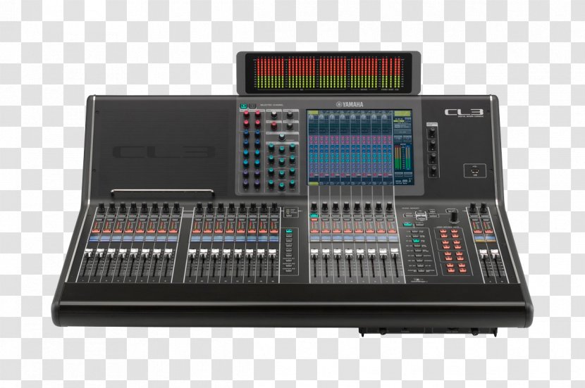 Yamaha CL3 Audio Mixers Digital Mixing Console CL5 - Mackie Mix8 - Electronic Instrument Transparent PNG
