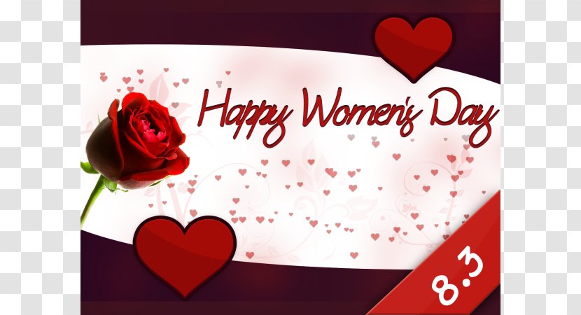 International Women's Day Happiness Woman March 8 - Red - Transparent PNG Womens Transparent PNG
