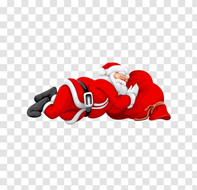 Santa Claus Christmas Card Wish Greeting - Whatsapp Transparent PNG