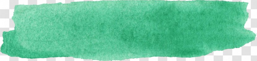 Green Turquoise Wool - Hand-painted Banner Transparent PNG