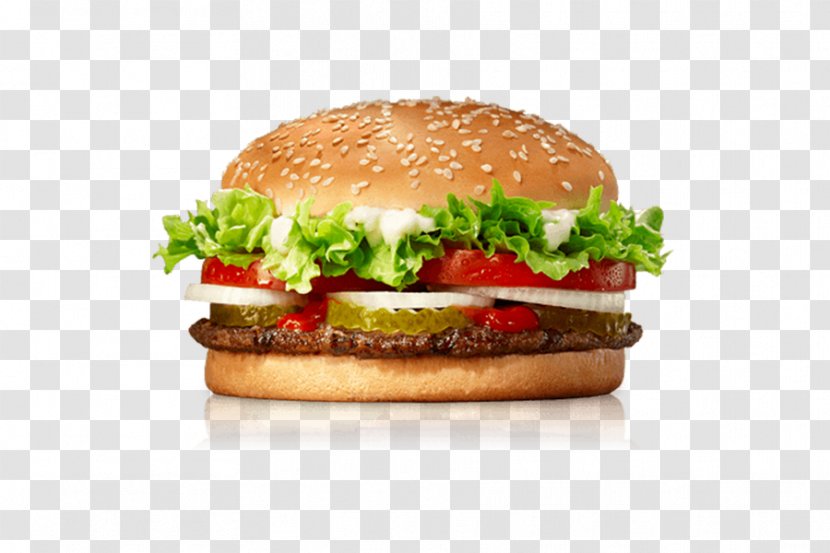 Whopper Hamburger Fast Food Cheeseburger French Fries - Recipe - Burger King Transparent PNG