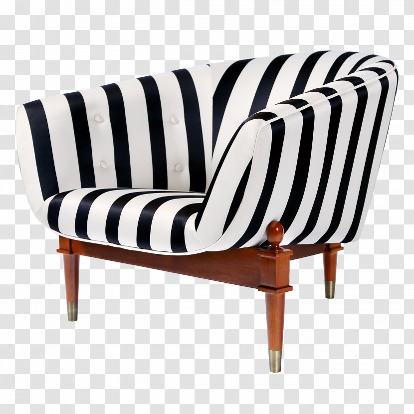 Loveseat Zebra - Wood - Stripes Armchair Transparent PNG
