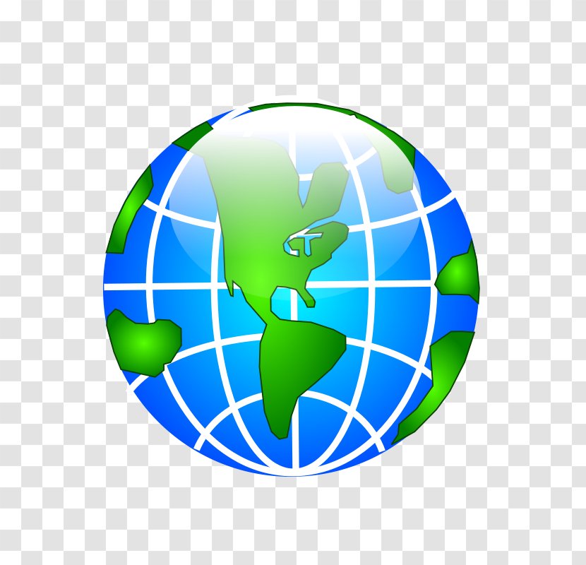 Globe Latitude World Clip Art - Green - Vector Transparent PNG
