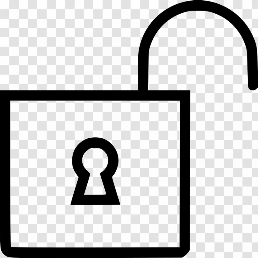 Padlock Product Design Font Line - Area - Unlocking Sign Transparent PNG