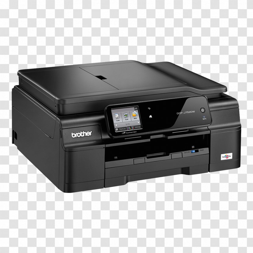 Multi-function Printer Inkjet Printing Brother Industries Image Scanner - Wireless Transparent PNG