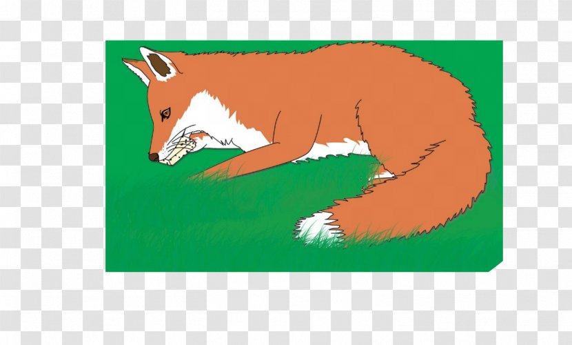 Red Fox The And Crow - Eating Transparent PNG