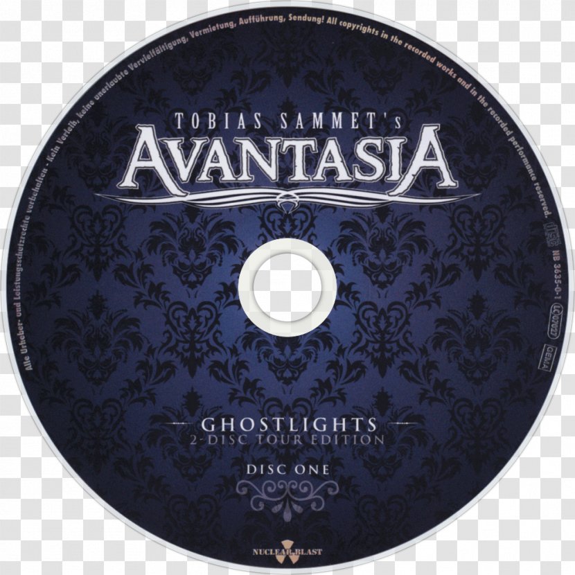 The Wicked Symphony & Angel Of Babylon Avantasia Compact Disc - Ghost Light Transparent PNG