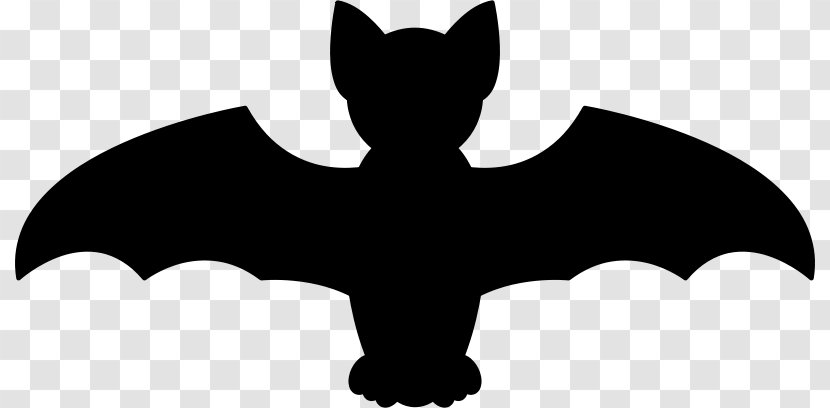 Clip Art Halloween - Bat Wing Development - Silhouette Transparent PNG