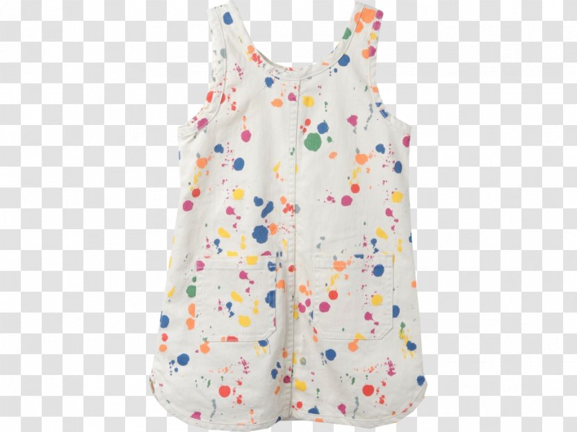 Clothing Sleeveless Shirt Polka Dot Outerwear - Baby Toddler - Dress Transparent PNG