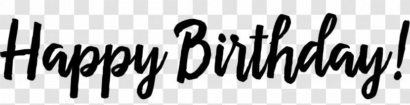 Calligraphy Font - Royaltyfree - Happy Birthday Transparent PNG