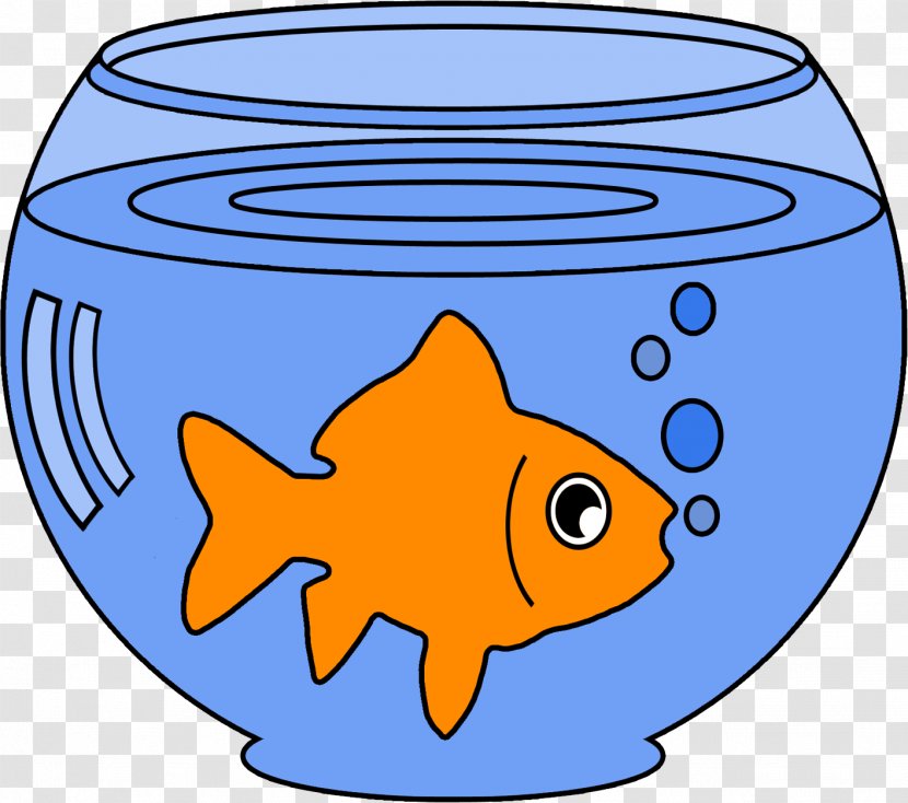 Common Goldfish Bowl Clip Art - Cartoon Transparent PNG