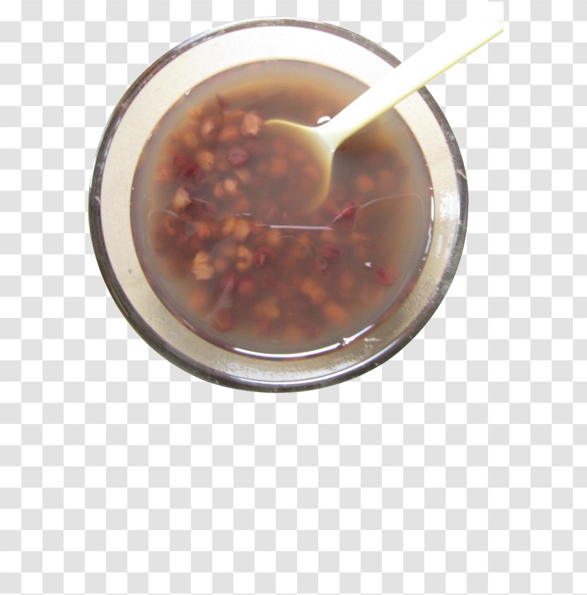 Coix Lacryma-jobi Red Bean Paste Adzuki - Tableware - Barley Rice Soup Transparent PNG