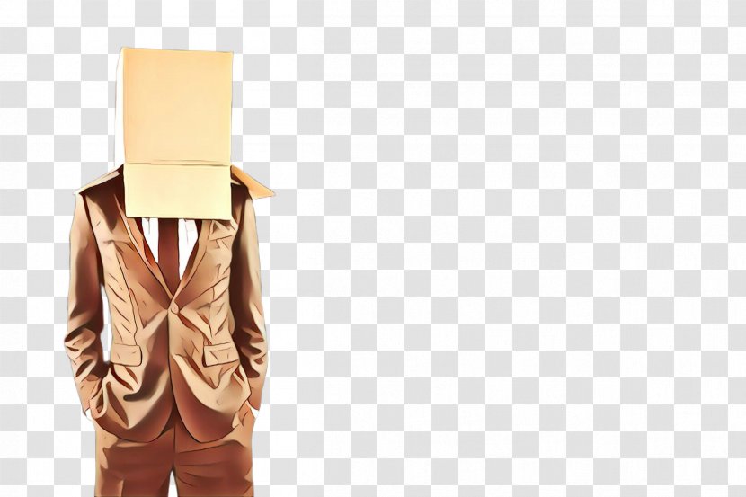 Brown Outerwear Footwear Beige Leather - Costume Paper Bag Transparent PNG