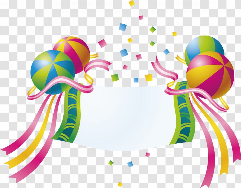 Ribbon Computer File - Raster Graphics - Confetti Streamers Transparent PNG