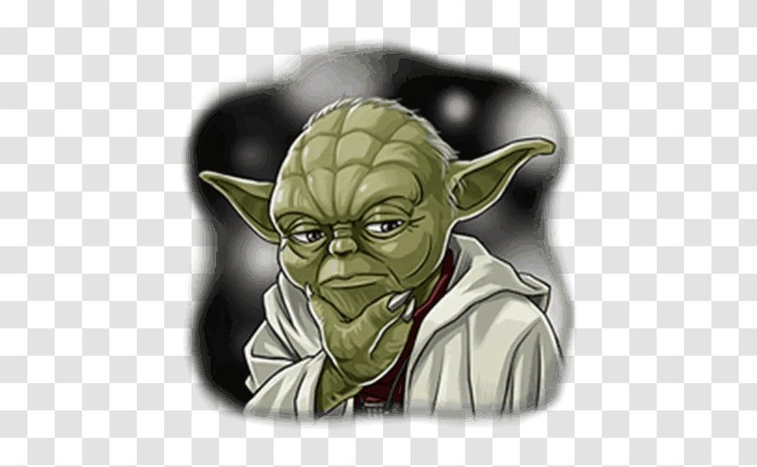 Yoda Telegram Sticker Star Wars The Walt Disney Company (Japan) - Cartoon - Master Of None Transparent PNG