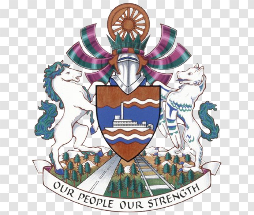 Whitehorse Coat Of Arms Yukon Heraldry Copper - Canadian Provinces And Capital Cities Transparent PNG