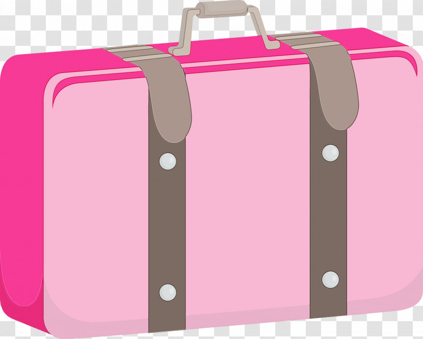 Hand Luggage Baggage Bag Pink M Hand Transparent PNG