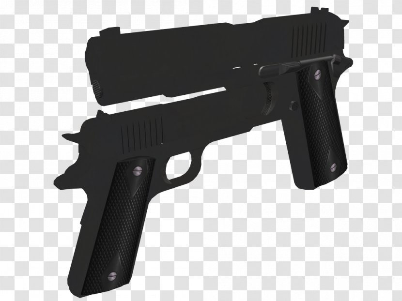 Trigger Airsoft Guns Firearm Ranged Weapon - Cartoon - Machine Gun Transparent PNG